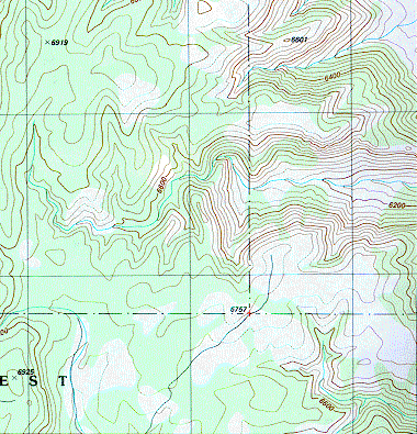 USGS Desert View quad - section E F